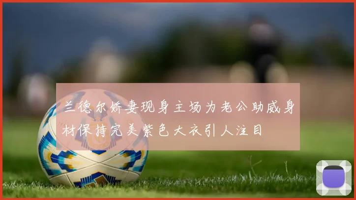 兰德尔娇妻现身主场为老公助威身材保持完美紫色大衣引人注目